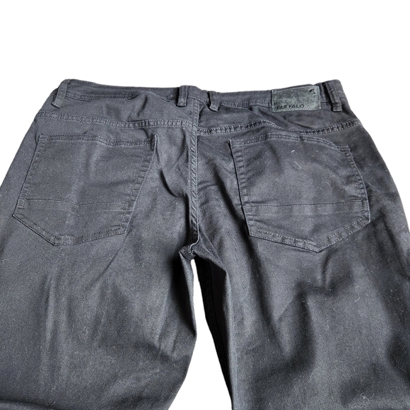 Buffalo David Bitton  Sarcher black slim straight stretch extensible pants - Picture 9 of 10